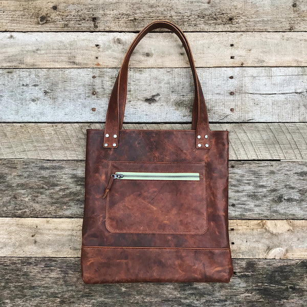 Leather Bag - Vintage Brown