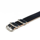 Black Shell Cordovan 3 Ring Watch Strap