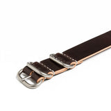 Color No. 8 Shell Cordovan 3 Ring Watch Strap