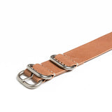 Reversed Color No. 8 Shell Cordovan 3 Ring Watch Strap