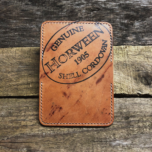 Reversed Shell Cordovan 2 Pocket Wallet