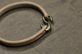 Leather "S" Hook Bracelet