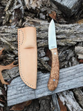 Black Ash Burl Hawthorn knife