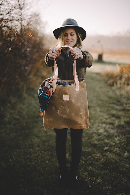 Canvas Tote - Tan